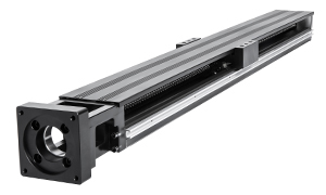 Rail integrated screw steel base sliding platform
